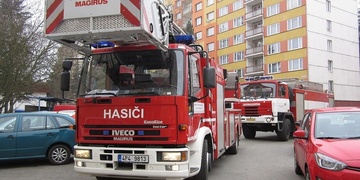 Požár bytu ve Vojanově ulici