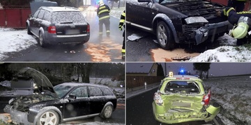 Těžce opilý řidič způsobil nehodu a zranil člověka
