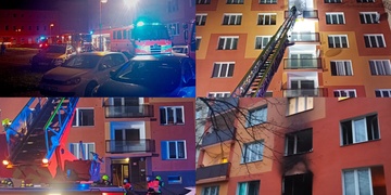 V ohni zemřela obyvatelka bytu