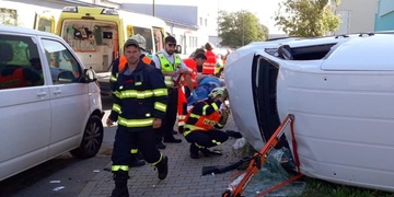 Vážná nehoda na Borských polích