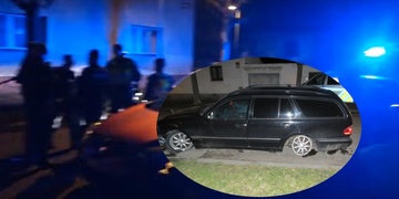 Opilý mladík řádil na Slovanech v Mercedesu pouze na ráfcích