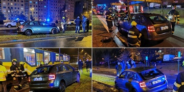 Auto v kolejišti tentokrát na francouzský způsob