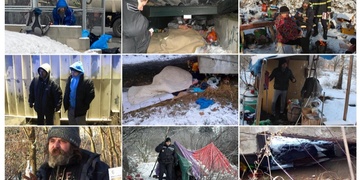 Bezdomovce čeká vyhřátý stan, noclehárna, ubytovna nebo zateplený přístřešek