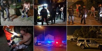 Dnešní noc v Plzni byla hodně "veselá"