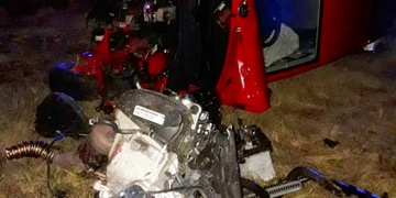 Náraz byl tak silný, že se z auta vytrhl motor