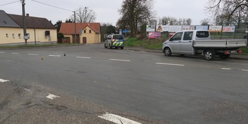 Střet dodávky s cyklistou