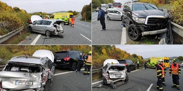 Nehoda na D5 u Plzně, pozor, na místě probíhá zásah složek IZS