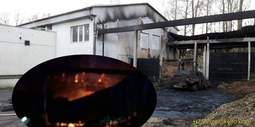 Výbuch s požárem zcela zničil kotelnu