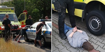 Napadl záchranáře a poničil sanitní vůz