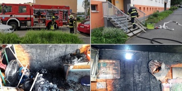 Dva požáry v Plzni