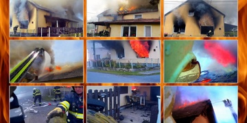 Obrovský požár dům zcela zničil - hasiči uvolnili video