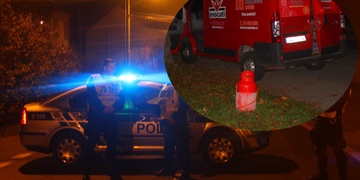 Hrozba výbuchu dodávky uzavřela Domažlickou ulici