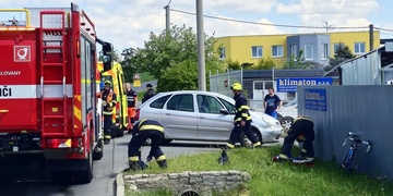 Další dnešní střet cyklisty s osobním vozem