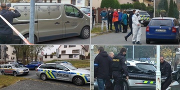 Útočník dnes ráno zemřel při policejním zásahu