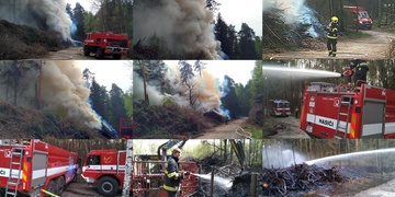 Opět vyjíždíme k lesnímu požáru