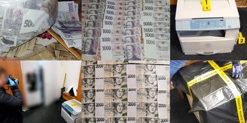 Kriminalisté rozbili obrovský gang padělatelů peněz