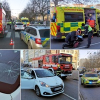 Tři sražení chodci během pouhé půlhodiny, jedna žena nyní bojuje o život