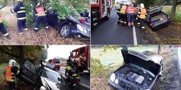 S autem havaroval do stromu a nadýchal