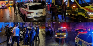 Dvě rvačky i kolaps