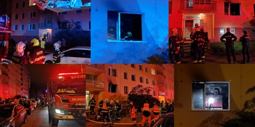 Před zuřícím ohněm zachránil dvě malé děti jejich starší bratr