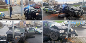Aktualizováno: Policisté v centru Plzně bourali