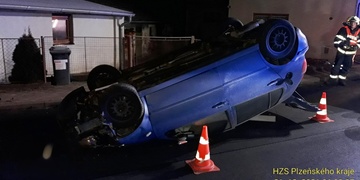 Mladý řidič nezvládl řízení