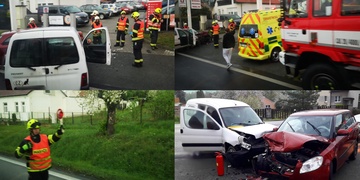 Čelní střet vozů