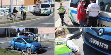 Srazil cyklistu a z místa zbaběle ujel