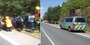 Silniční pirátka vytlačila protijedoucí auto a z místa ujela