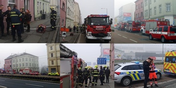 Muž se pokusil upálit v bytě - aktualizováno