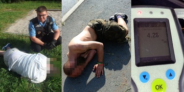 Jeden nadýchal téměř čtyři a půl promile, druhý dechové zkoušky nebyl ani schopen