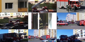 Na Lochotíně před chvílí došlo k požáru bytu