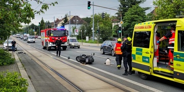 Dopravní nehoda na Slovanské třídě