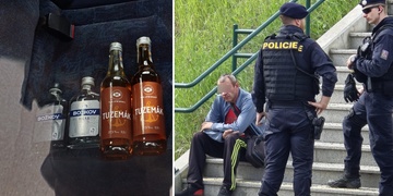 Řidič po nehodě nadýchal 3,5 promile
