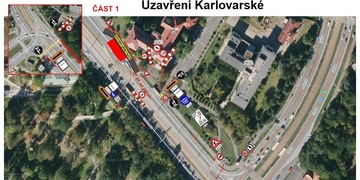 Výstavba kanalizace uzavře Karlovarskou třídu