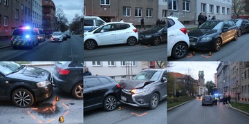 Silně opilý řidič způsobil řetězovou nehodu