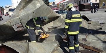 Hasiči bojovali během jednoho dne s následky současného počasí na 76 místech!