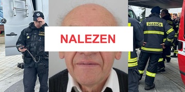 Šestaosmdesátiletý muž byl právě nalezen, je při vědomí, nezraněný a jenom vyčerpaný