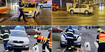 Dnešek v Plzni začal několika dopravními nehodami