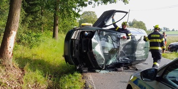 Řidiči do cesty údajně vběhla lesní zvěř