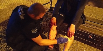 Jeden opilec si rozbil obličej, druhý nadýchal skoro pět promile