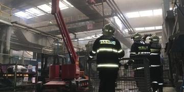 Hoří v Borgersu, je vyhlášen druhý stupeň požárního poplachu