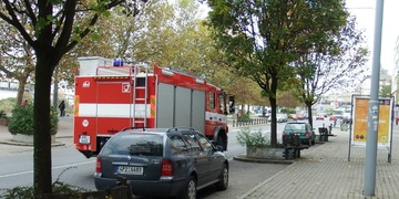 Požární poplach v bance byl planý