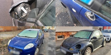 Špatnou náladu si vybíjel na autech