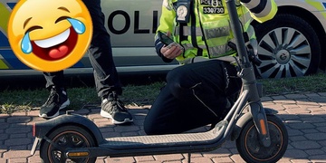 Policejní "honička" jak z hodně potrhlé komedie