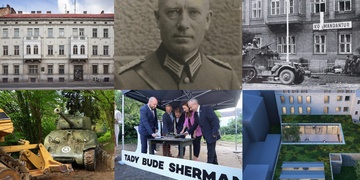 Z budovy, kde se zastřelil německý generál, vzniká muzeum osvobození Plzně i s tankem Sherman