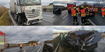 Vážná nehoda uzavřela dálnici D5