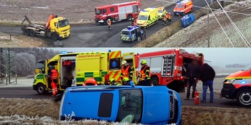 Těžce opilá žena nezvládla řízení a s vozem vletěla do příkopu