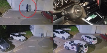 Noční pořádně drzá vykrádačka autosalonu