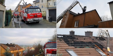 Kvůli ohni se v domě propadly i podlahy